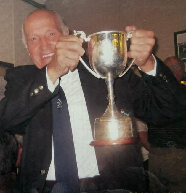 Clifford Cole with silverware
